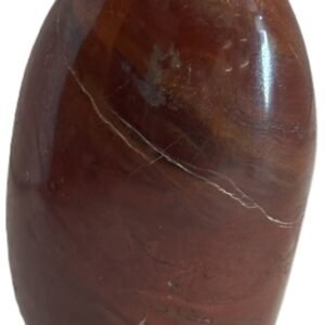 Polished carnelian standing freeform specimen5 2 sians emporium Smooth polished carnelian standing freeform with deep red and terracotta tones natural mineral veining and a flat self standing base